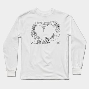 Wrapped in the arms of His love Long Sleeve T-Shirt